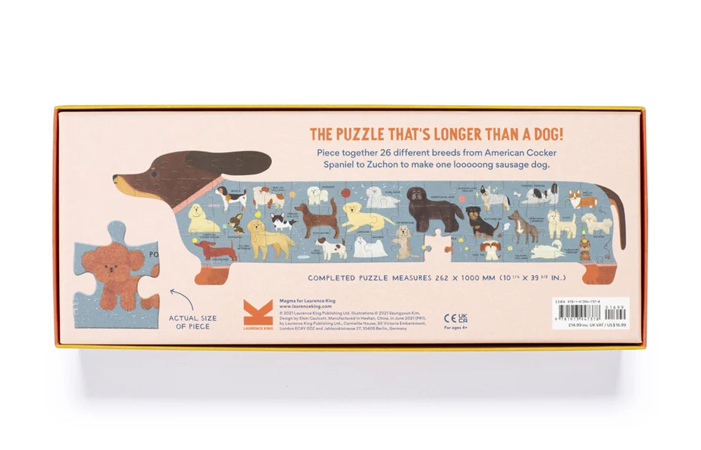 The A to Z of Dogs, 58 Piece Puzzle | Kids Puzzles - Alder & Alouette