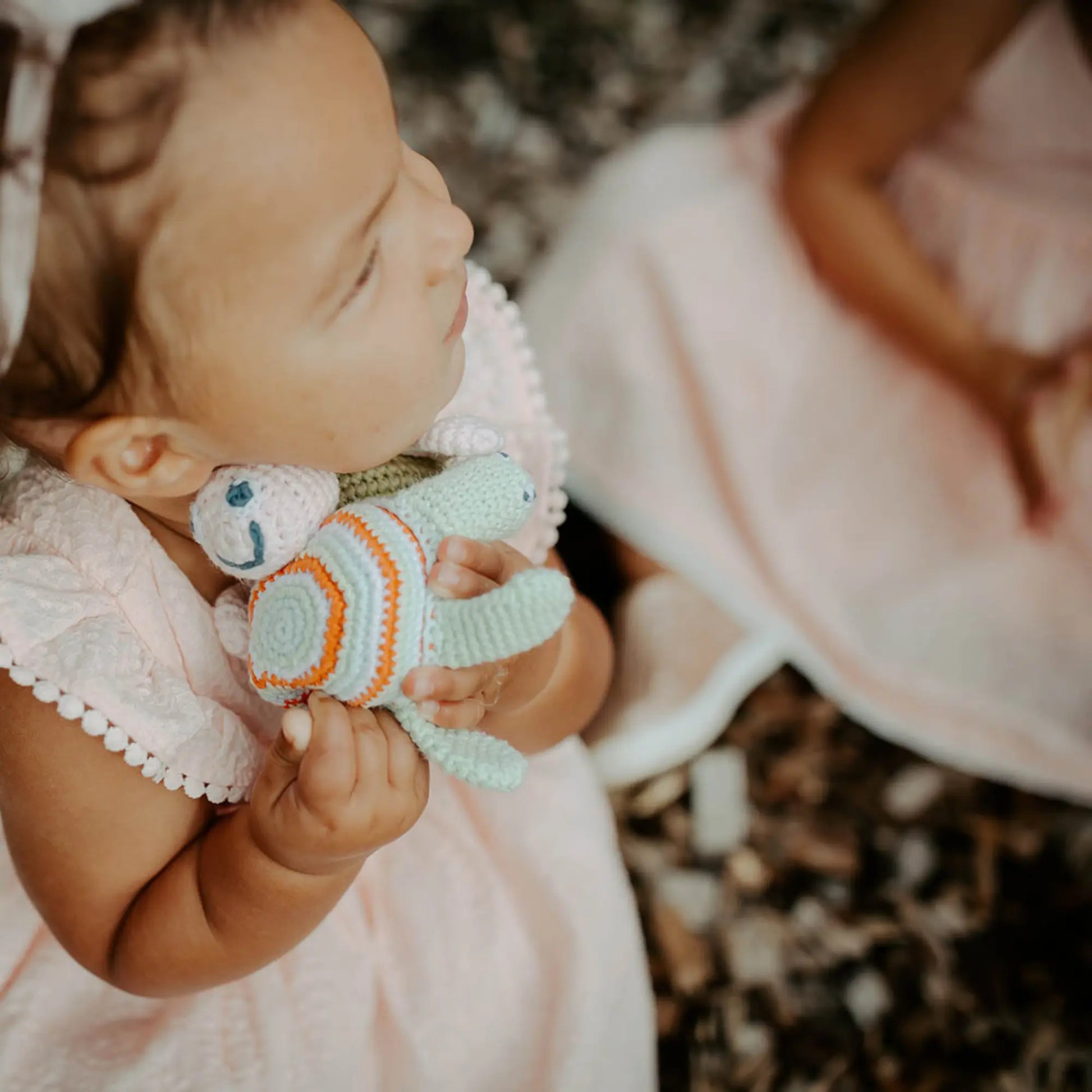 Octopus Baby Rattle – Soft Knit Cotton Toy | Alder & Alouette