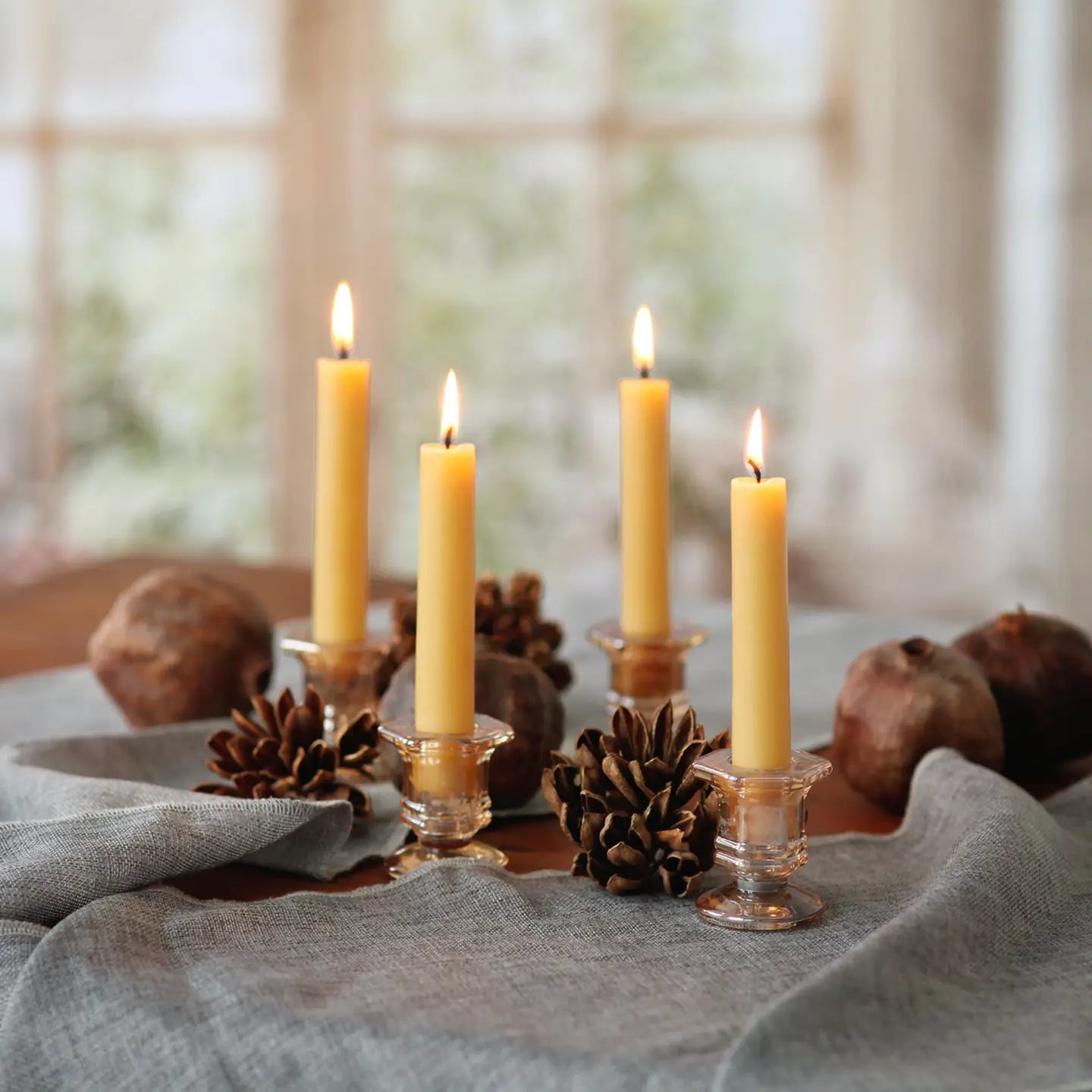 Beeswax Celebration Tapers – Vigil Candles Beeswax - Alder & Alouette