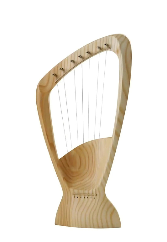 Choroi 7-String Pentatonic Lyre Ash, Cherry, Maple on a white background