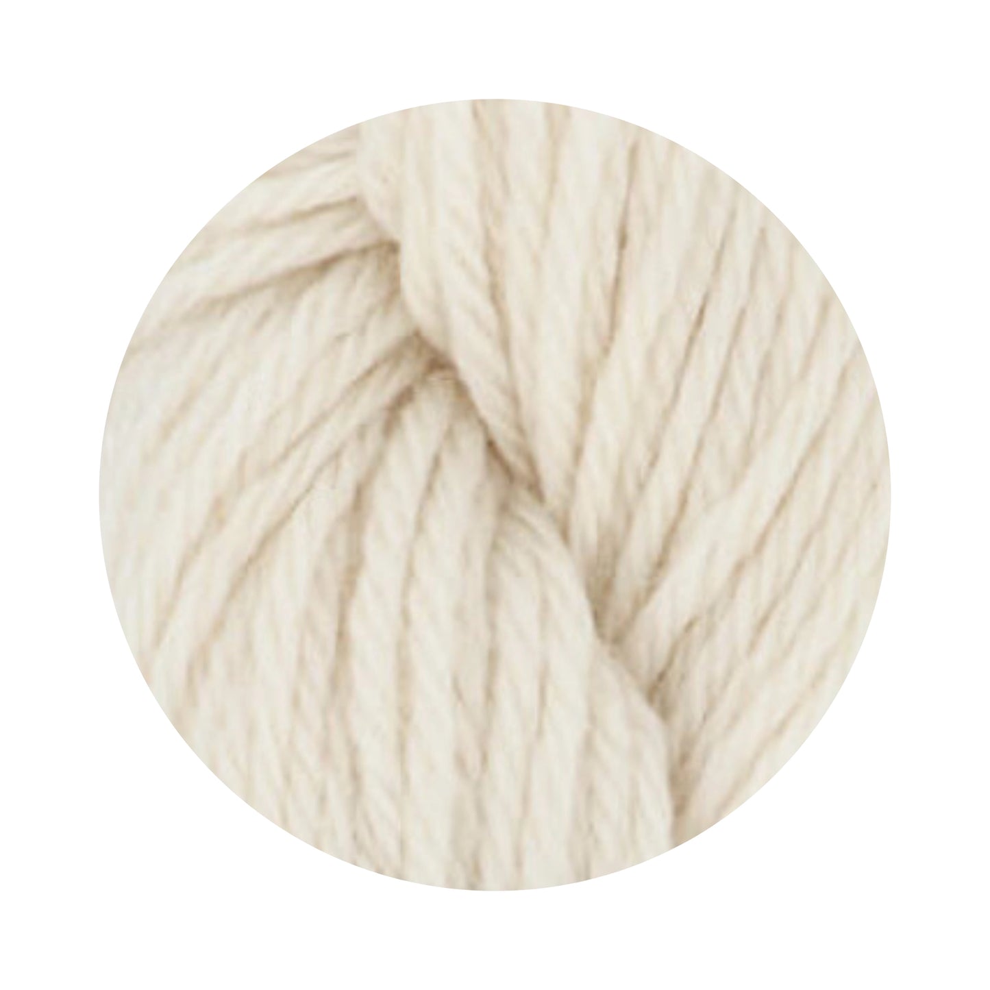 Broken White Cotton Yarn Color Swatch 350