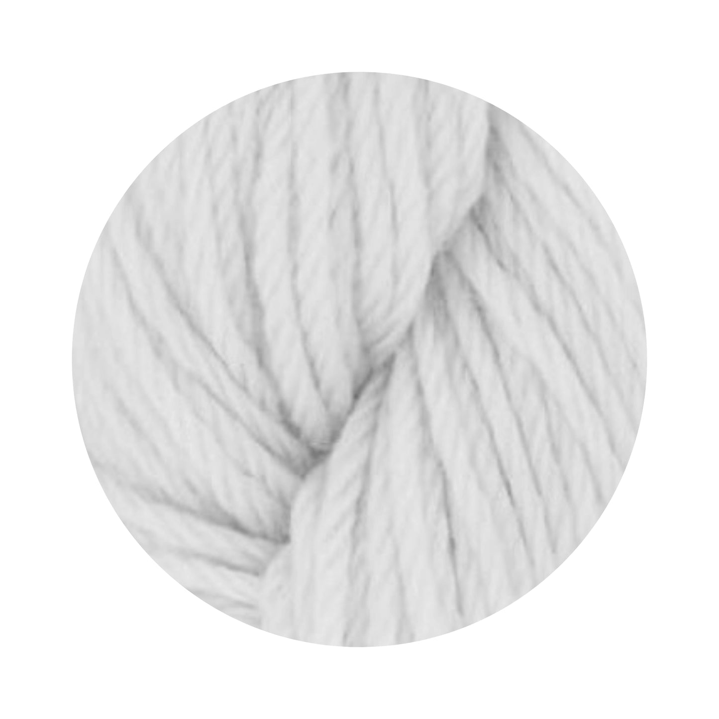 White Cotton Yarn Color Swatch 351