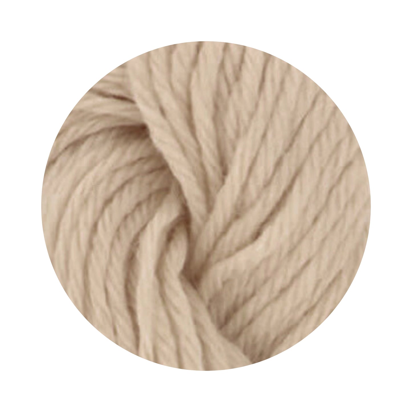 Cream Cotton Yarn Color Swatch 370