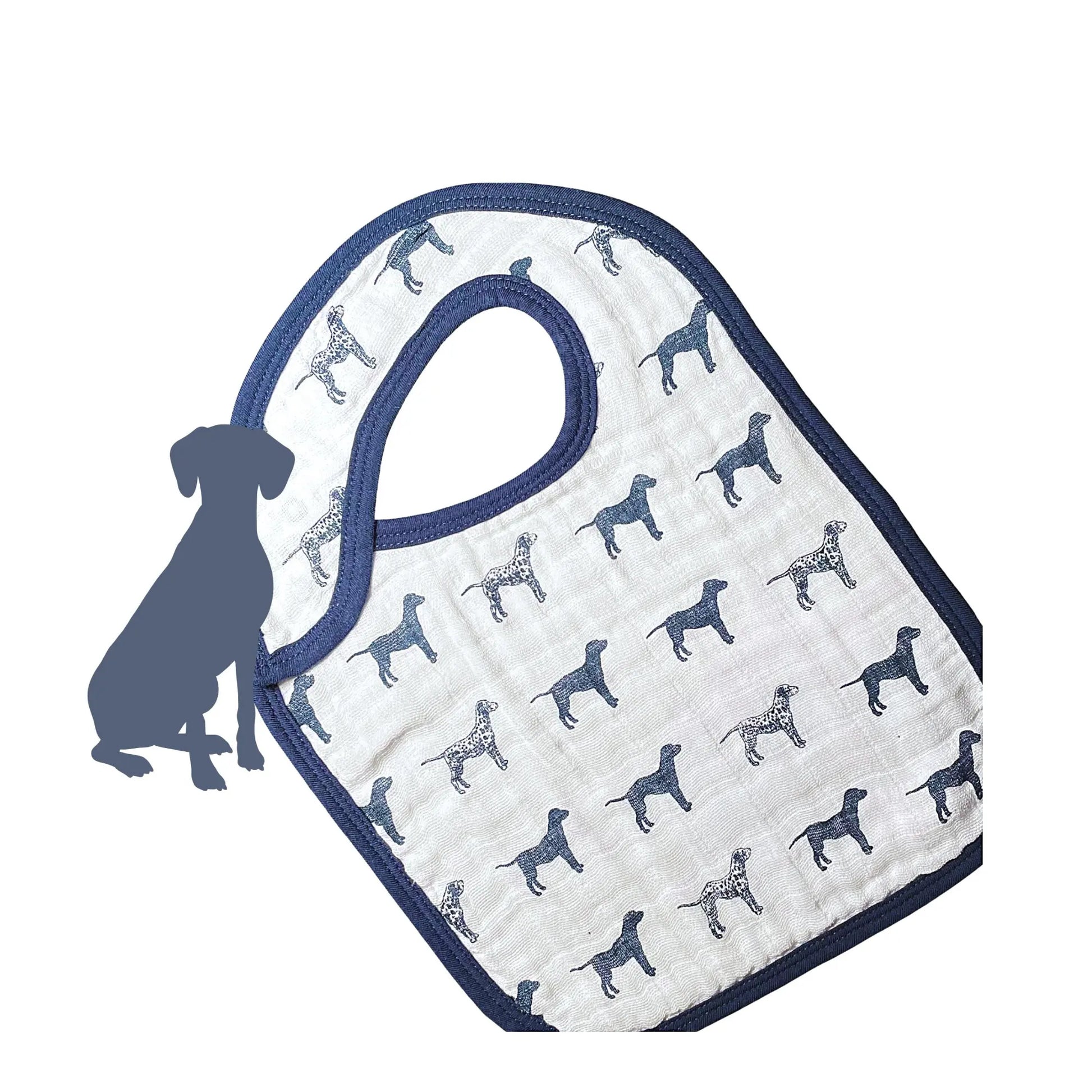 Firetruck Dalmatian Bamboo Bib Set – Soft Baby Bibs | Alder & Alouette