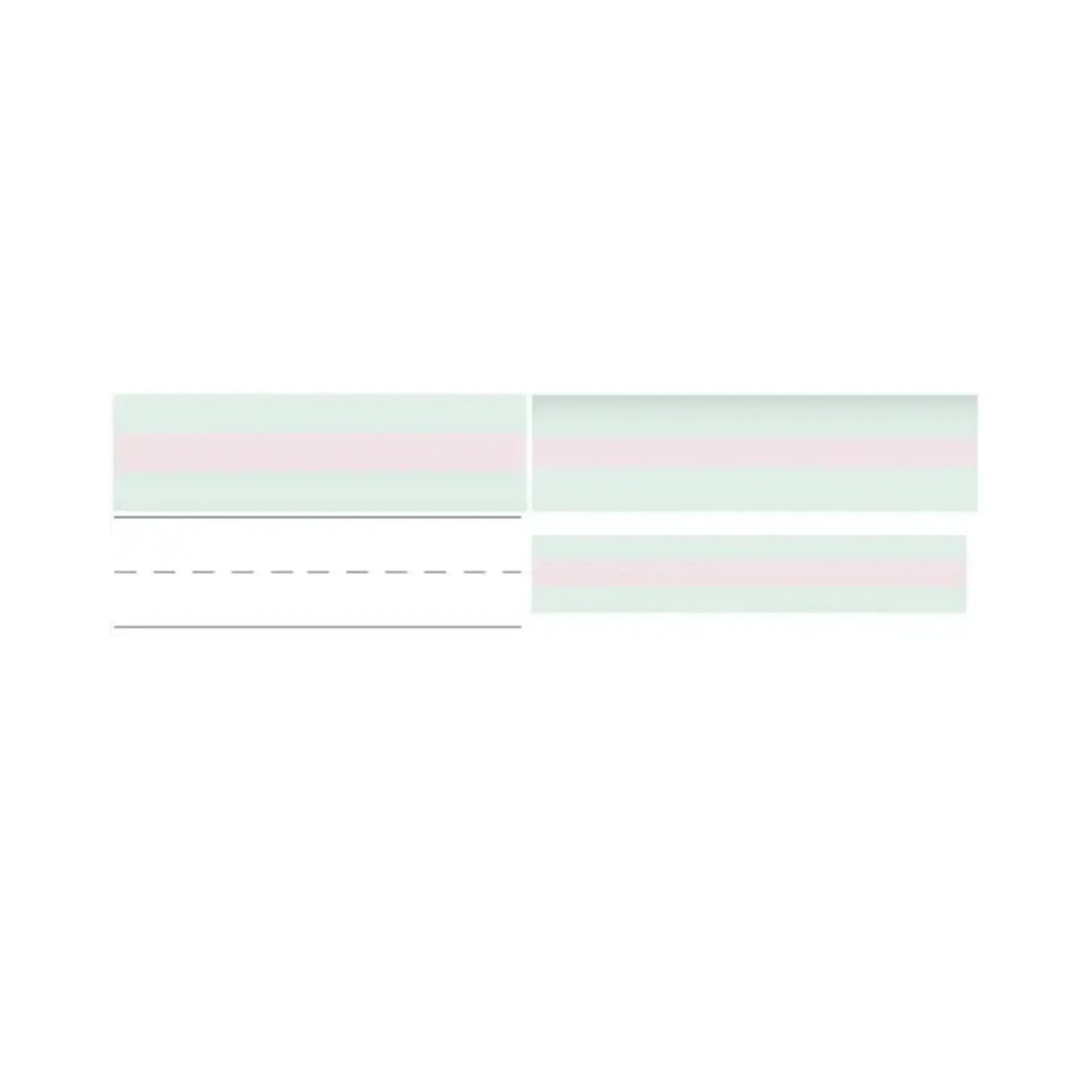 Handwriting Practice Bar Comparison with a light green background