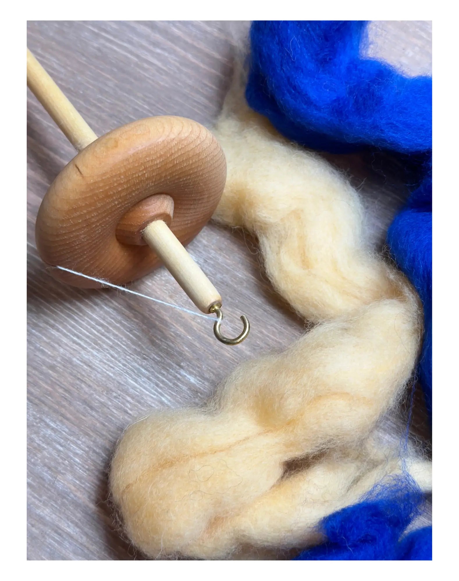 Wooden Drop Spindle - Top Whorl; High Whorl Spindle -Alder & Alouette