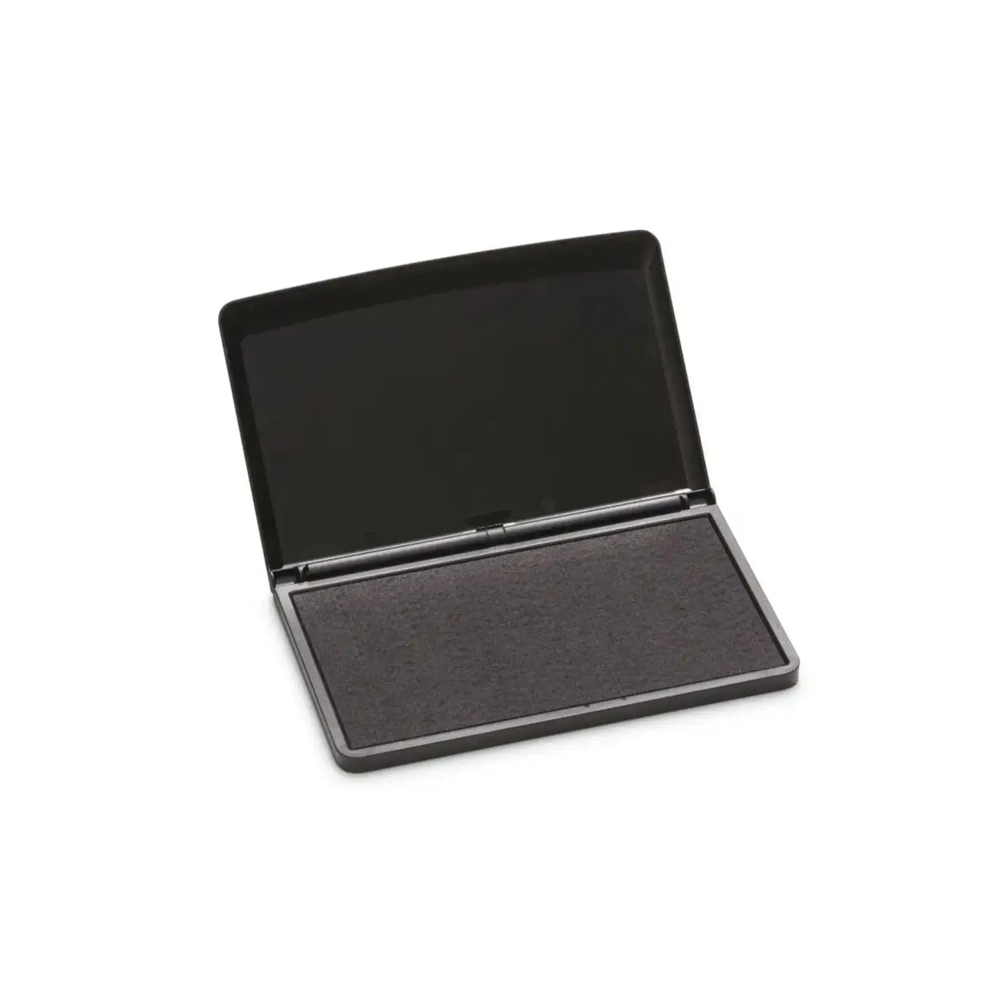 Black Water Based Encaustic Art stamp pad on a white background