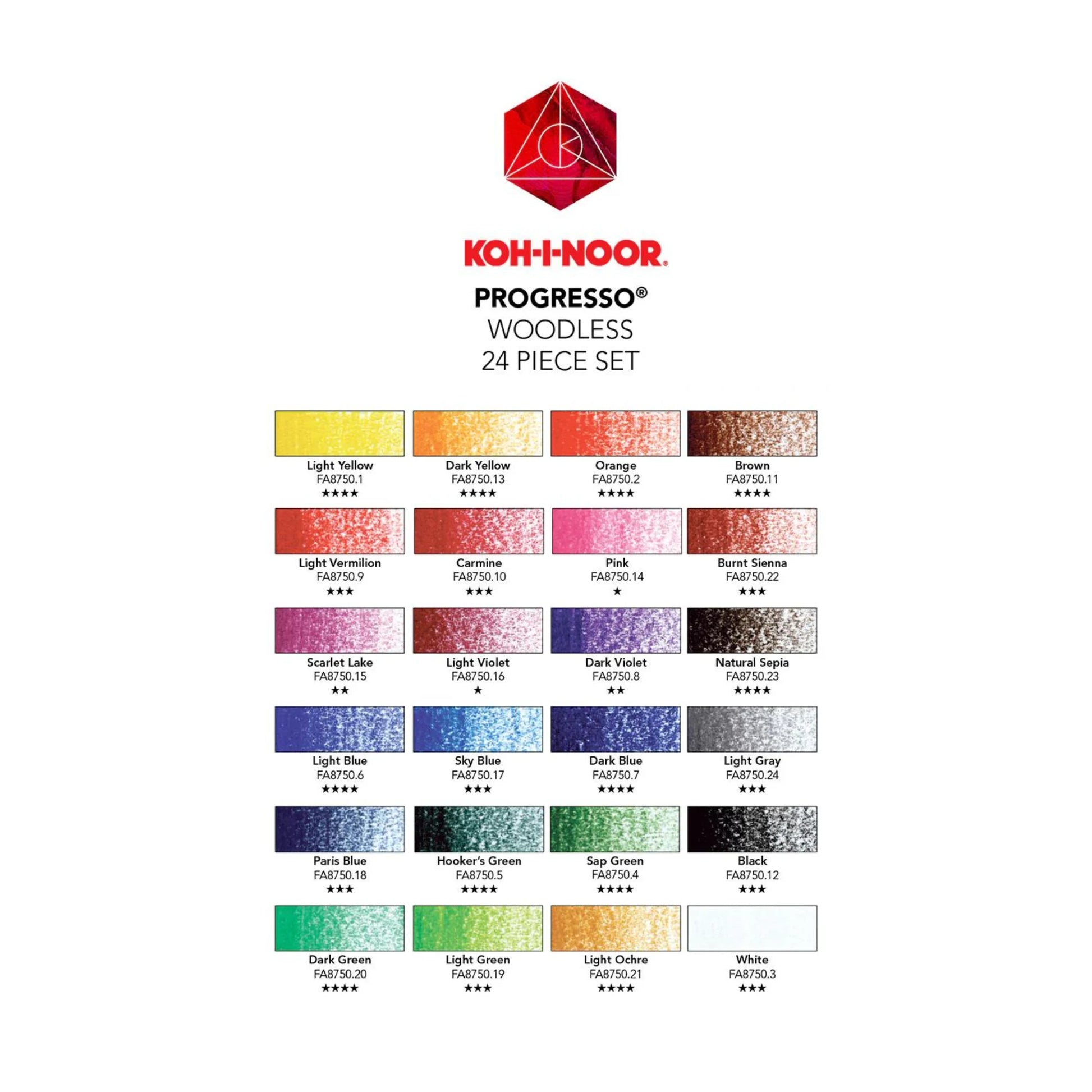 Progresso Woodless Colored Pencils – Bold Pigment- Alder & Alouette