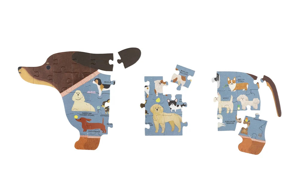 The A to Z of Dogs, 58 Piece Puzzle | Kids Puzzles - Alder & Alouette