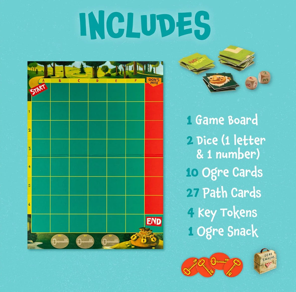 Race to the Treasure | Kids Board Game | Mindware - Alder & Alouette