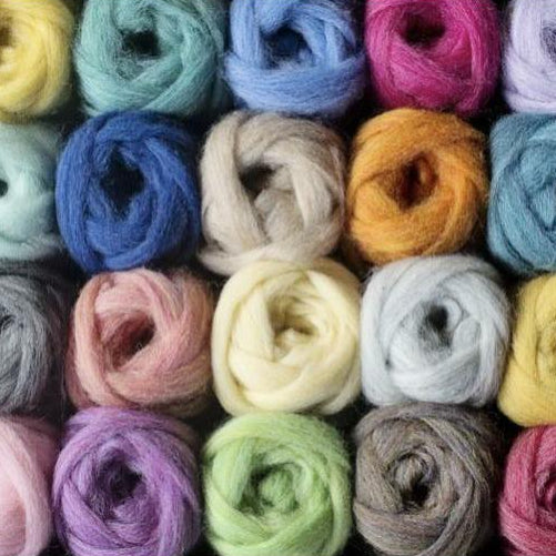 Wool Roving – ½ oz Hand-Milled U.S. Wool - Wrapping + Dry Needle Felting