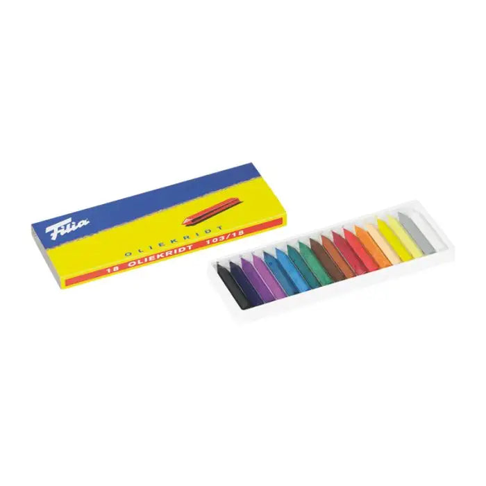 Filia Hard Oil Crayons, 6 Assorted Colors - Alder & Alouette