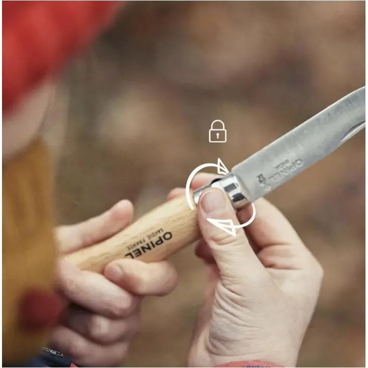 A hand showing Opinel No. 7 Junior Folding Pocket Knife 