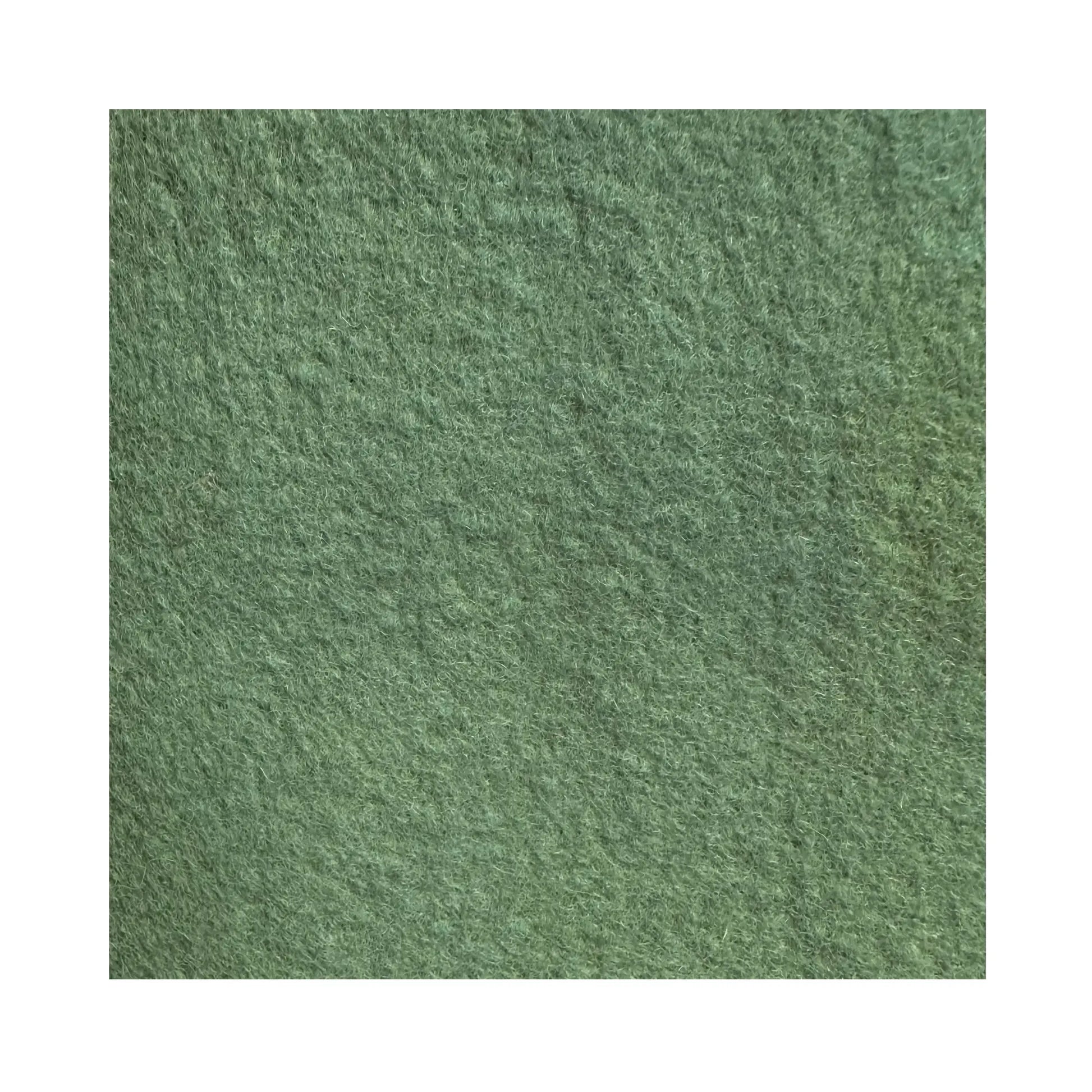 Dark Green Plant Dyed Wool Felt by Filges on White background