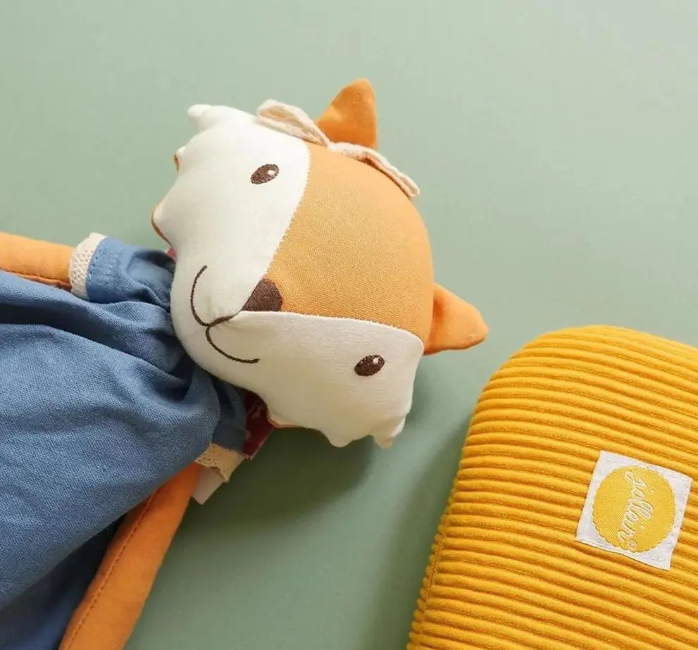 Tikiri Fox Rag Doll, First Doll, Handmade Doll - Alder & Alouette