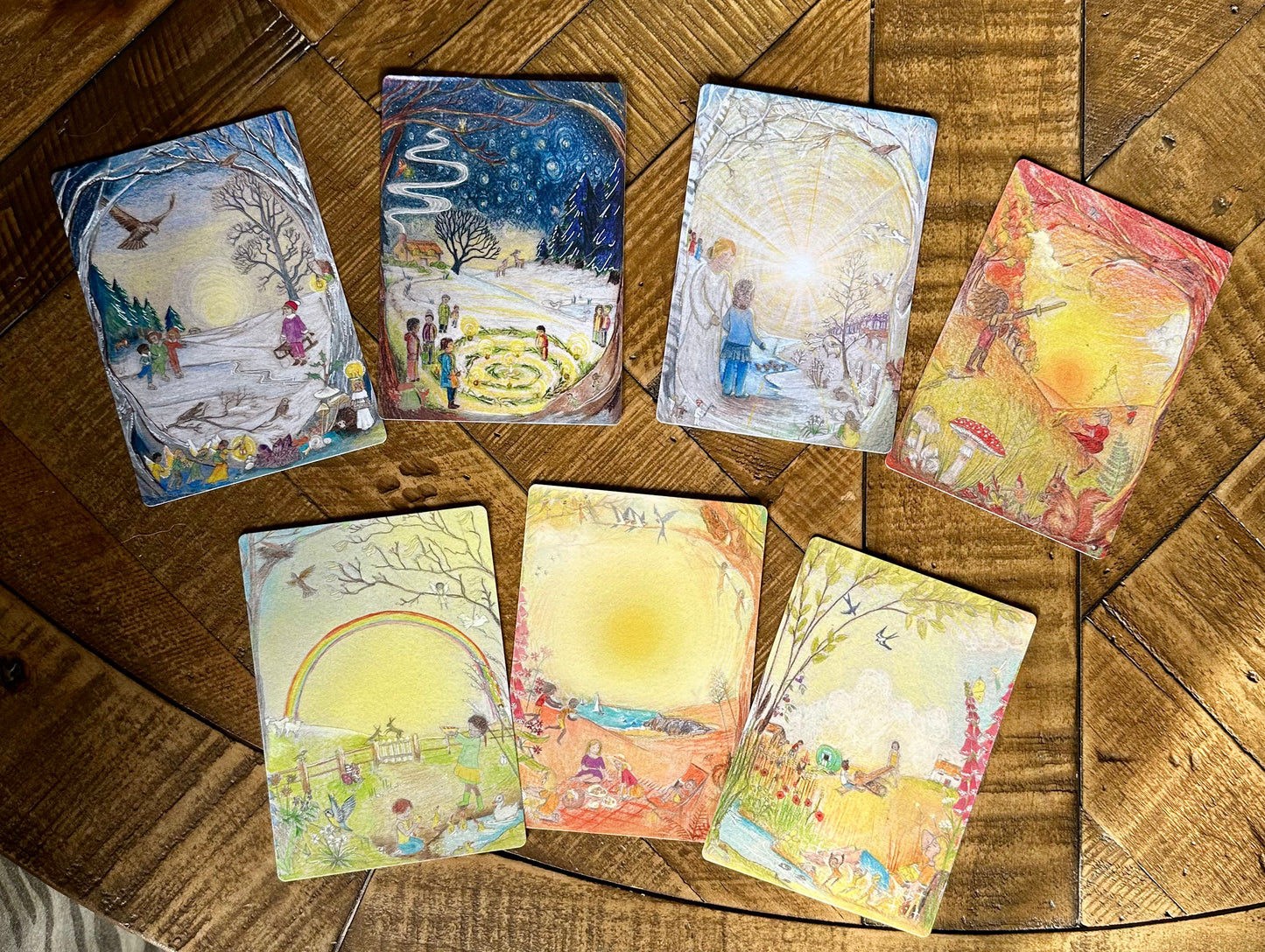 Seasonal Postcard Set