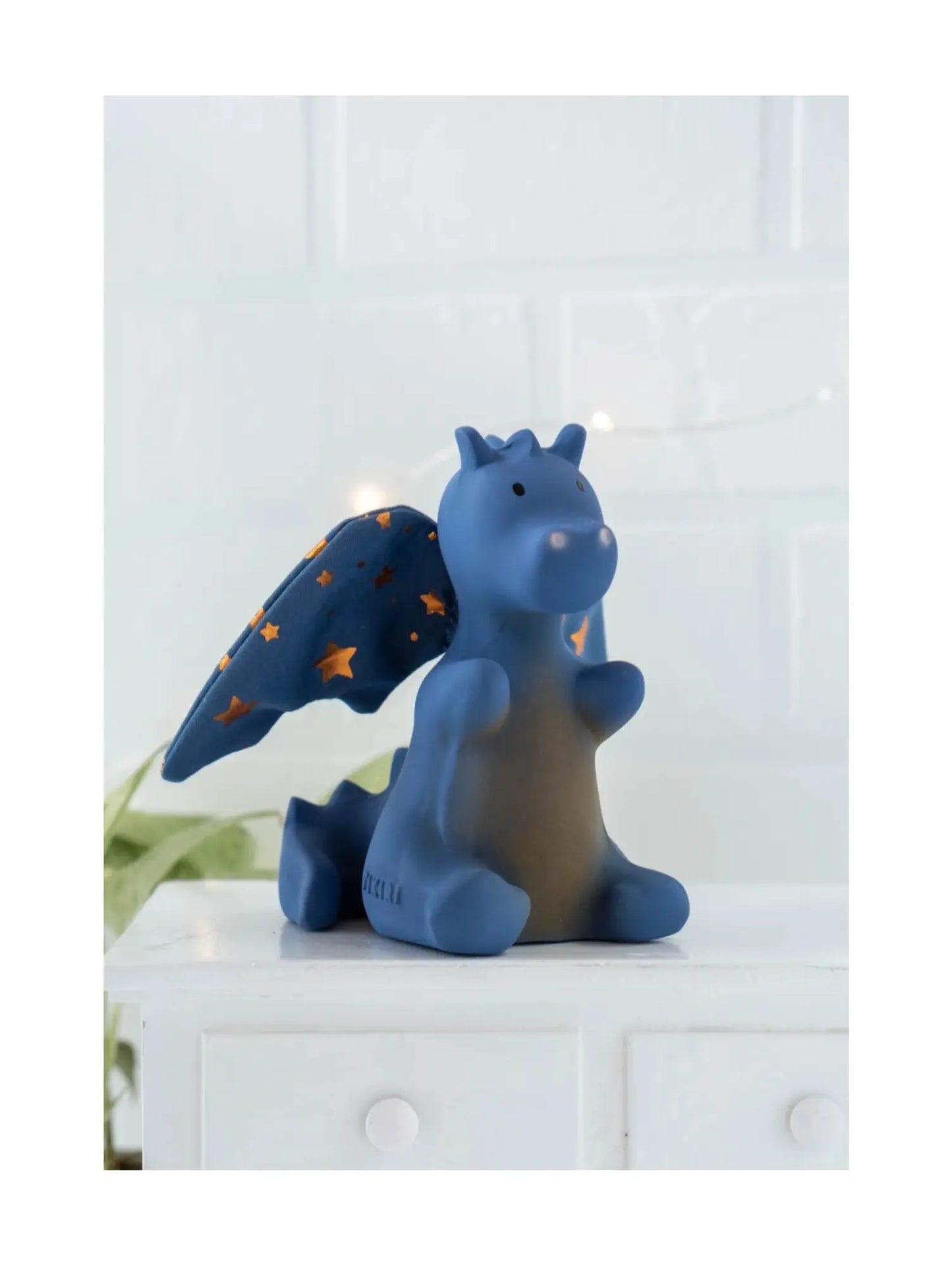 Organic Baby Dragon Teething Toy with Crinkle Wings – Alder & Alouette