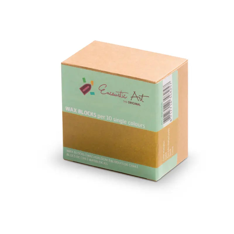 Encaustic Wax Blocks 10 pieces, Single Colors