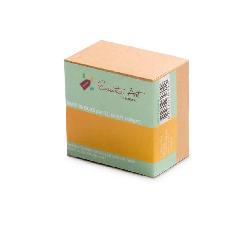 Encaustic Wax Blocks 10 pieces, Single Colors