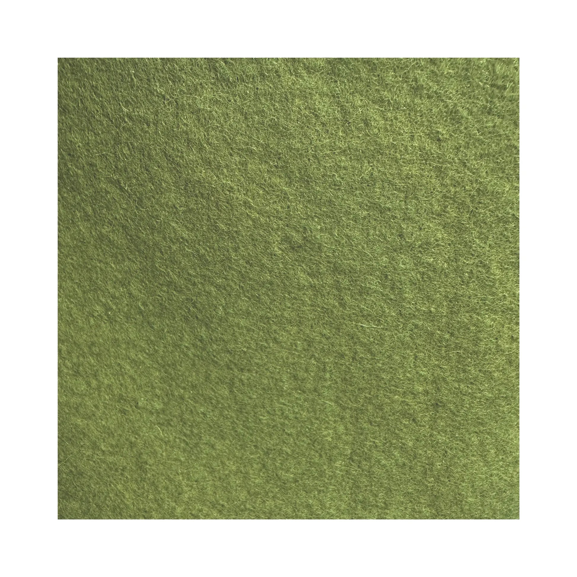 Green Plant Dyed Wool Felt by Filges on White background