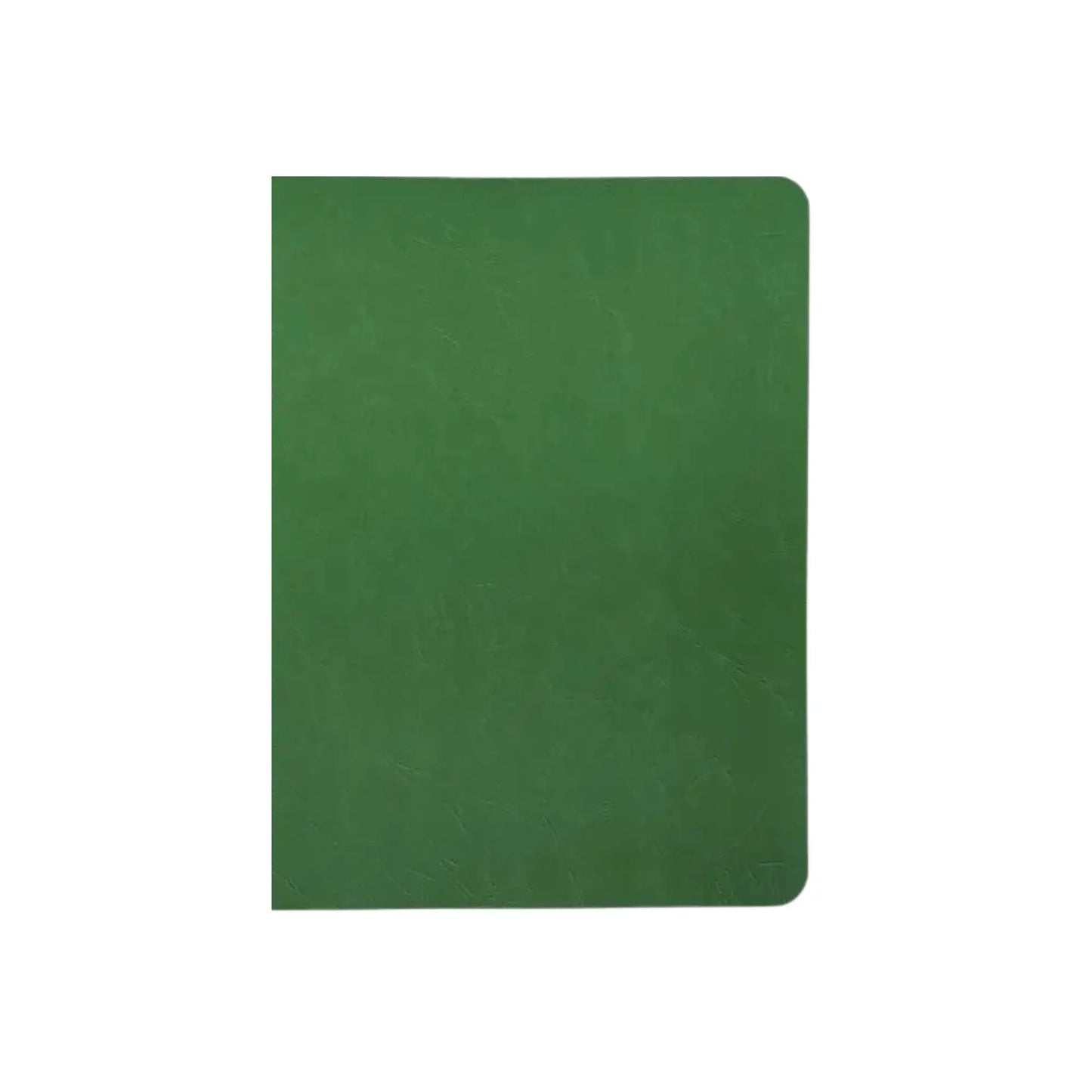 Green Waldorf Main Lesson Book Cover on white background