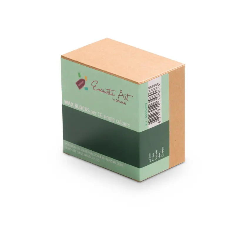 Encaustic Wax Blocks 10 pieces, Single Colors