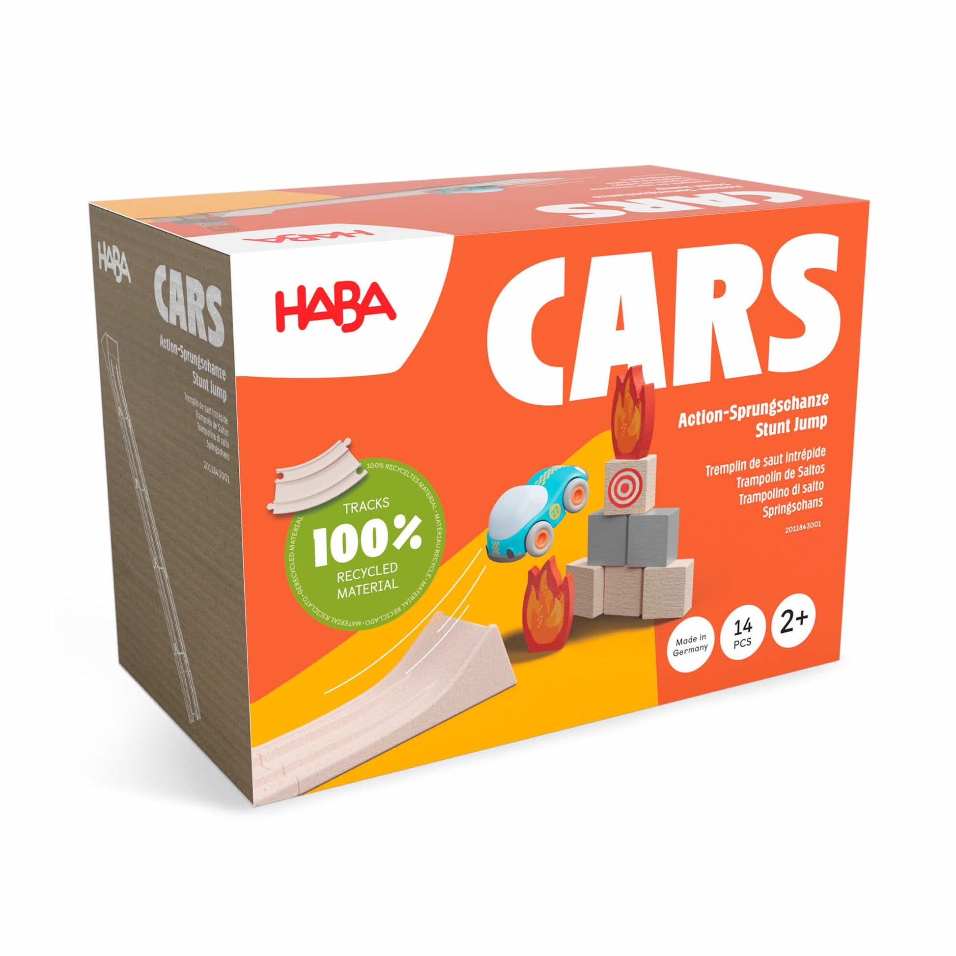 HABA CARS toy set packaging on a white background