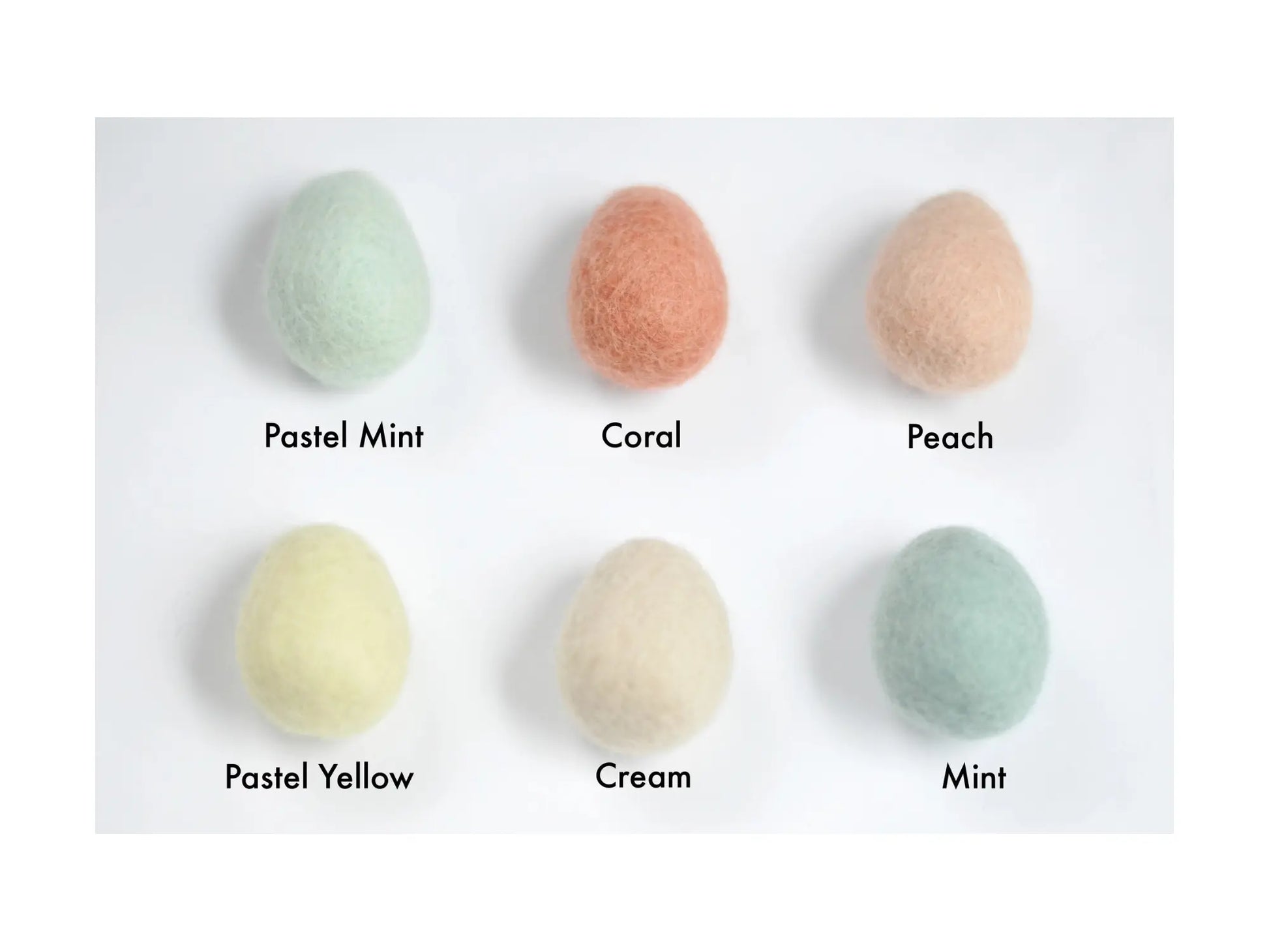 Felted Eggs - Farmhouse Pastel - Alder & Alouette