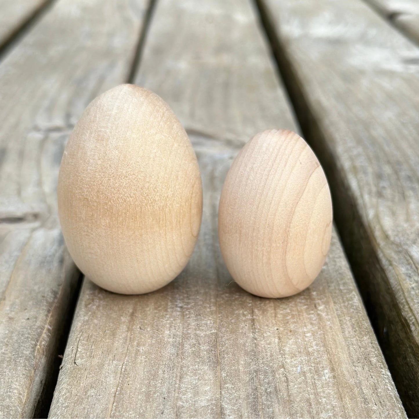 Wooden Egg Painting Kit with 6 Eggs + Paint + Brush