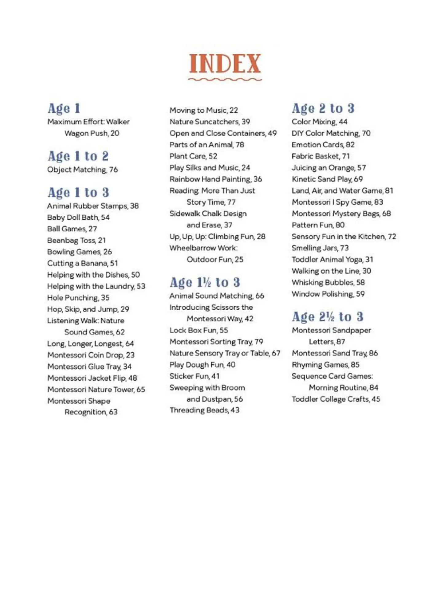 The Montessori Toddler Activity Book - Alder & Alouette