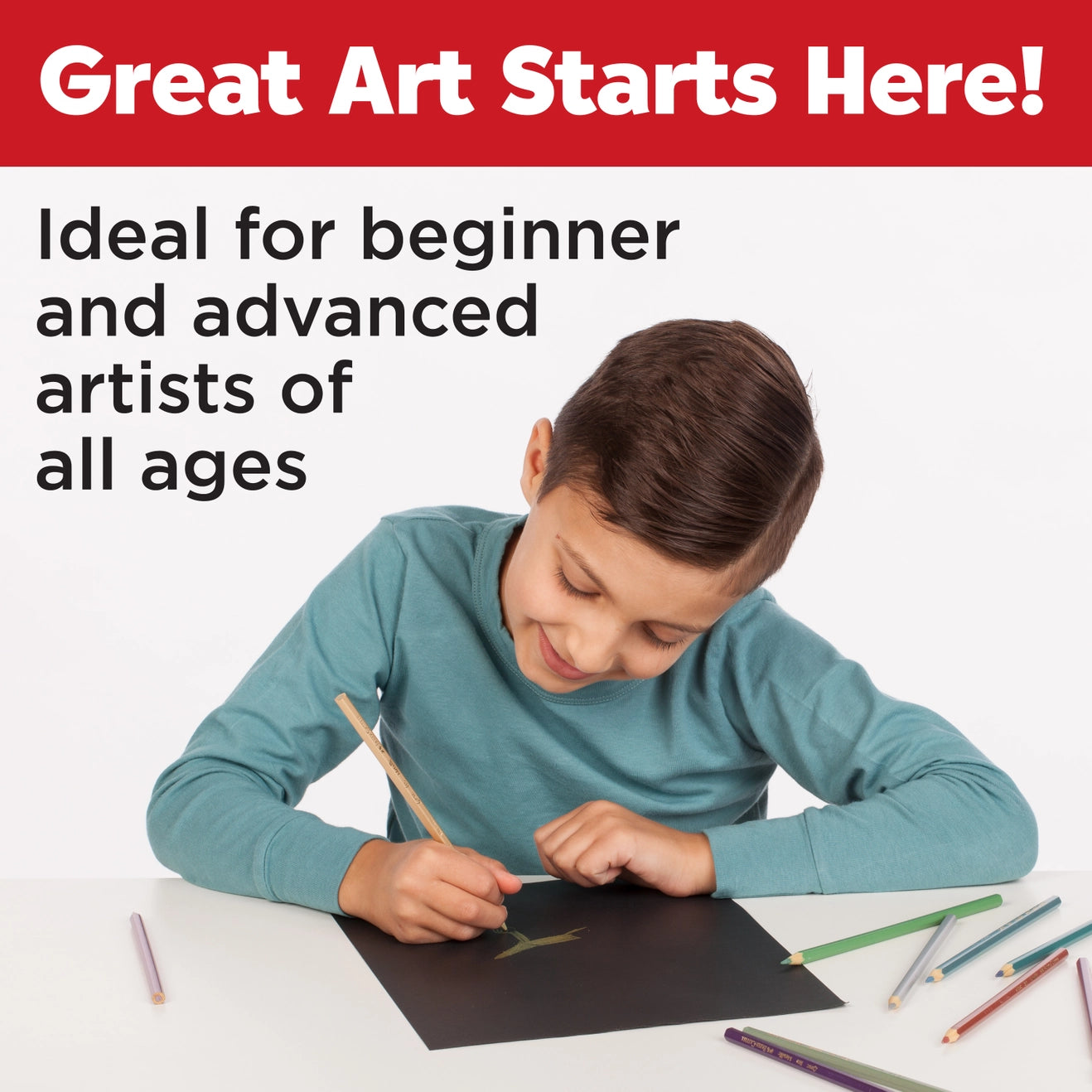 Black pastel paper for vibrant artwork and student sketching