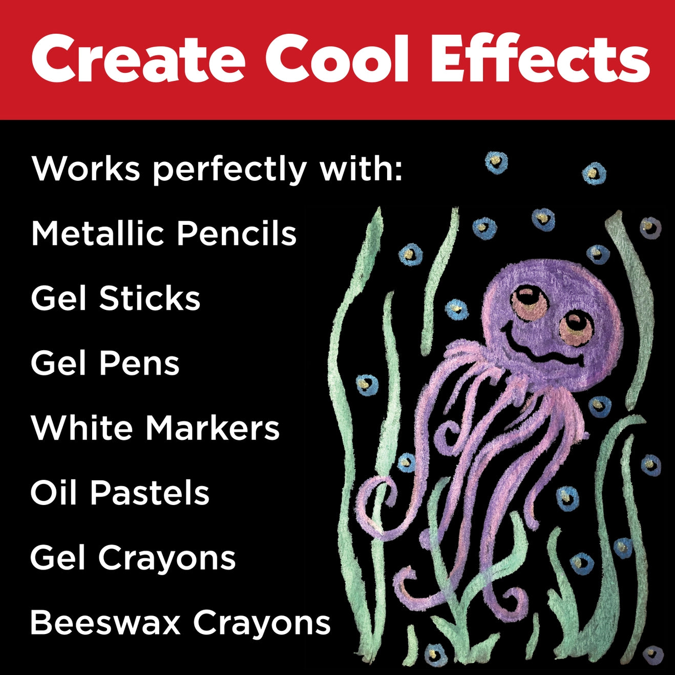 Faber-Castell black art paper pad, 9x12 inches, acid-free