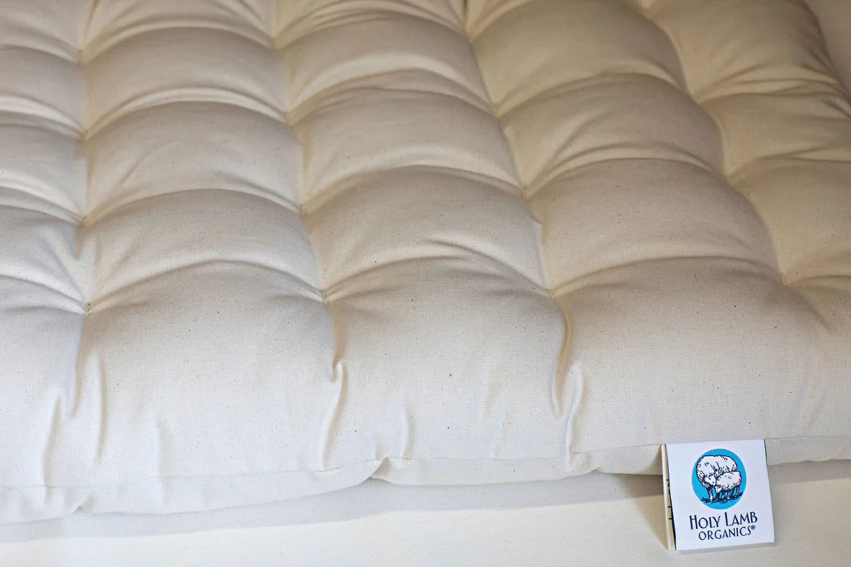 Natural Changing Table Pad, Organic Cotton and Wool - Alder & Alouette