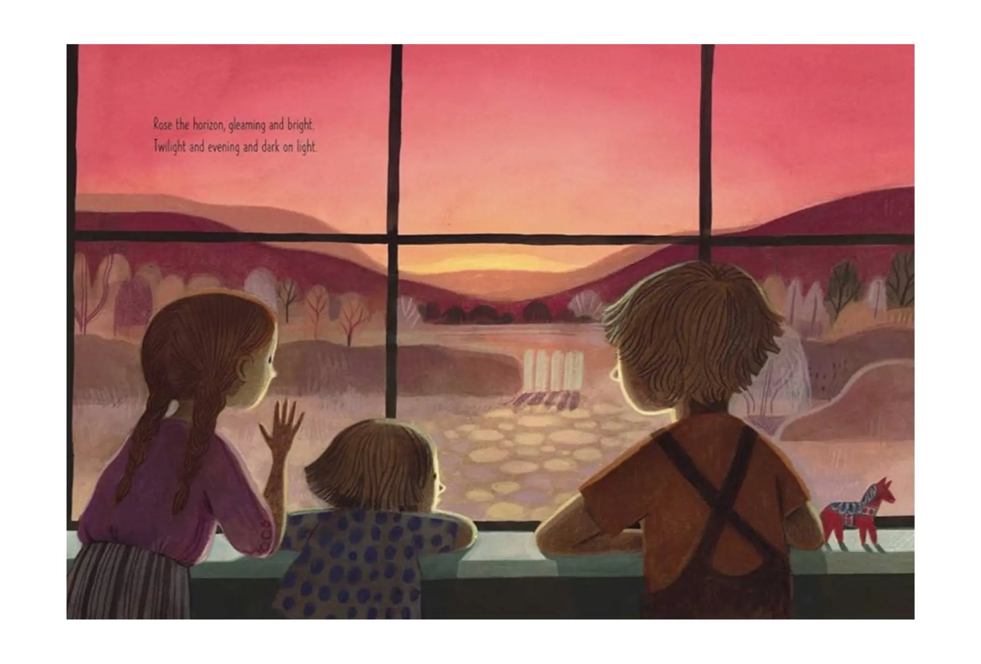 Dark on Light Picture Book about Nighttime Outdoors - Alder & Alouette