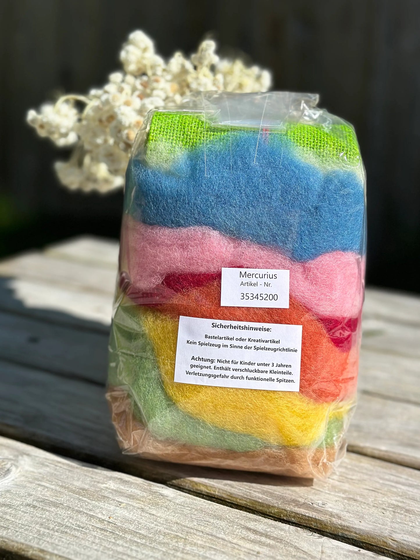 Filges Needle Felting Kit, Starter Kit Organic Wool