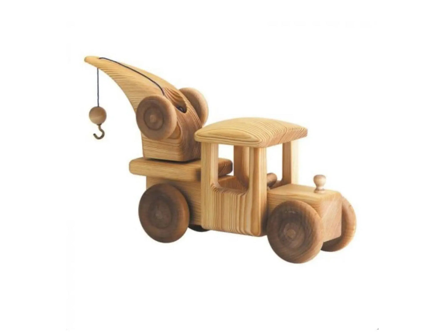 Debresk Toy Breakdown Crane, Wooden Heirloom Truck - Alder & Alouette