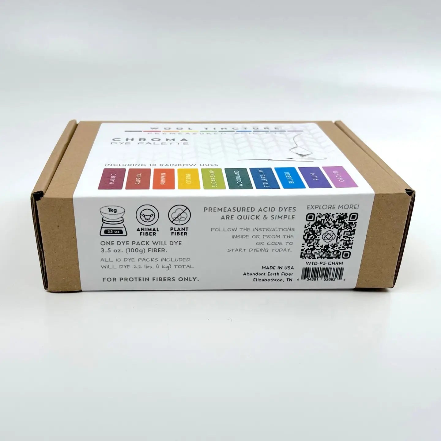 Wool Dye Starter Kit | 10-Color Chroma Palette