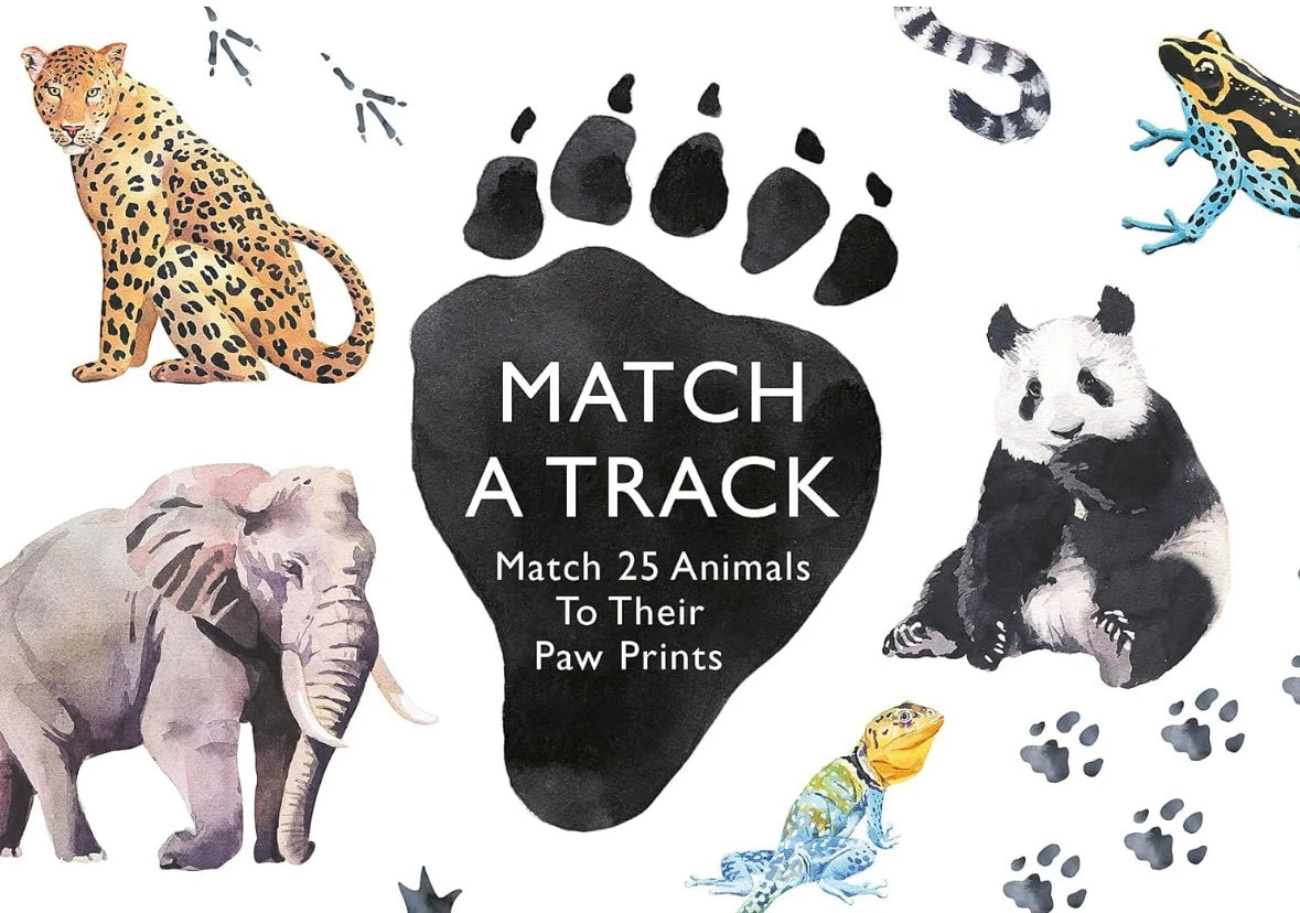 Match a Track | Animal Tracks Memory Nature Game - Alder & Alouette