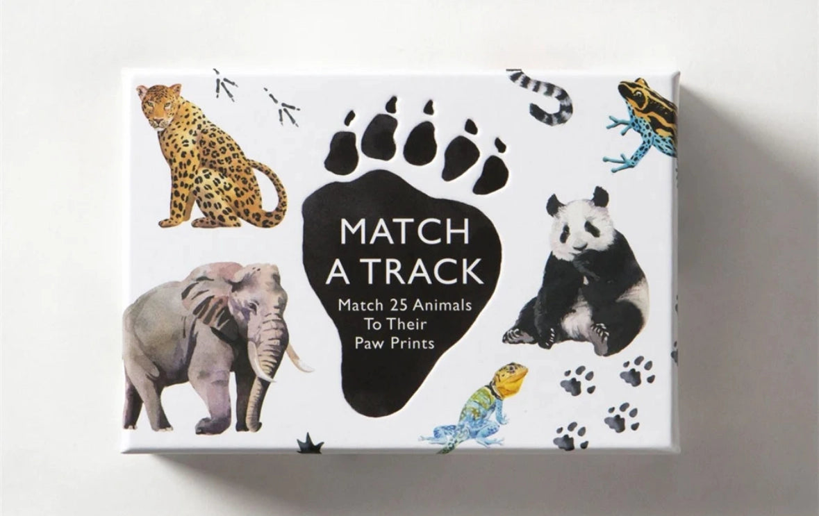 Match a Track | Animal Tracks Memory Nature Game - Alder & Alouette