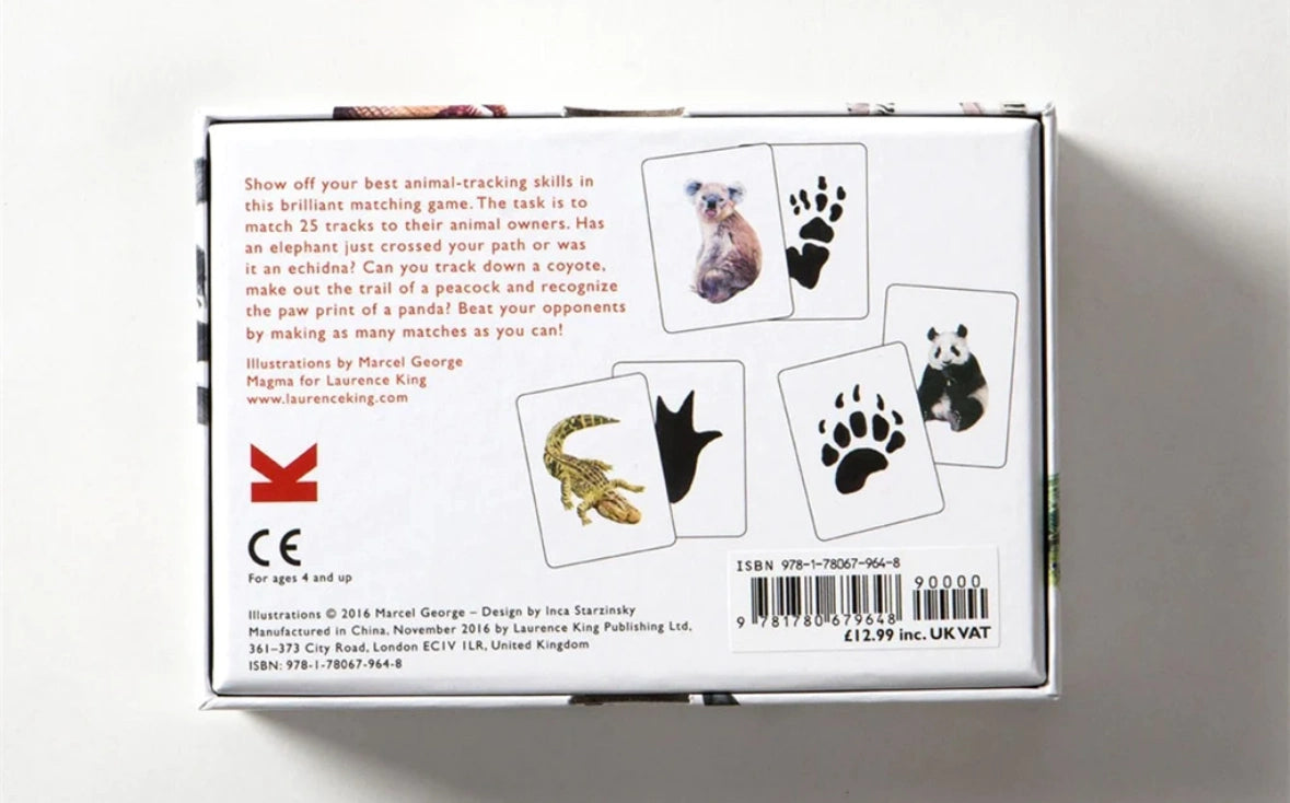 Match a Track | Animal Tracks Memory Nature Game - Alder & Alouette