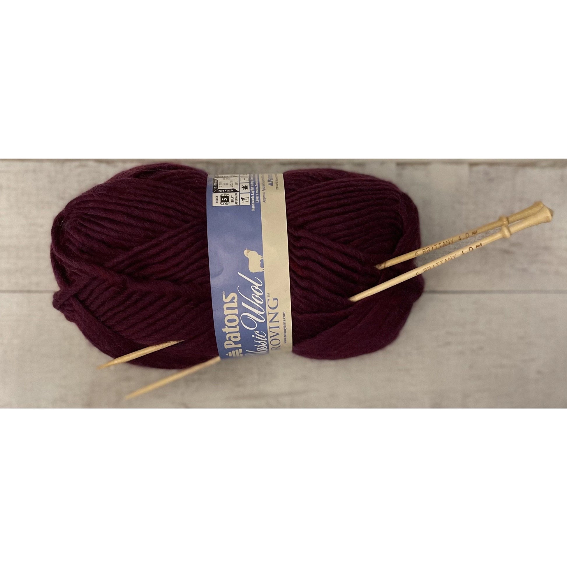 Brittany Single Point Wooden Knitting Needles - Alder & Alouette