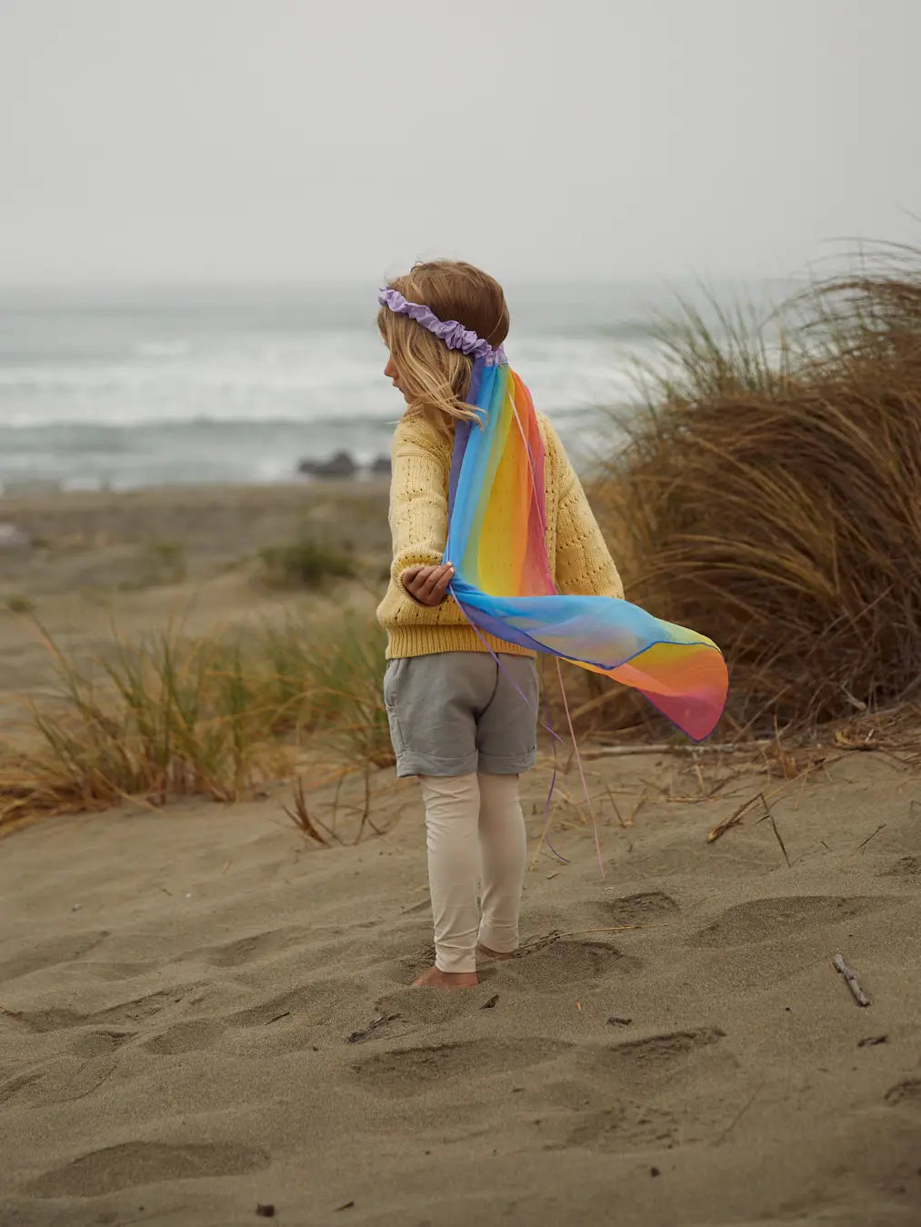 Rainbow Veil, Georgette for Dress Up - Alder & Alouette