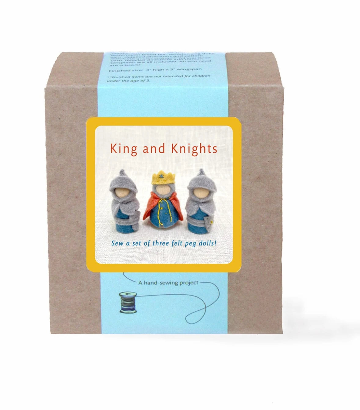 Peg Doll Craft Kit for King and Knights - Alder & Alouette