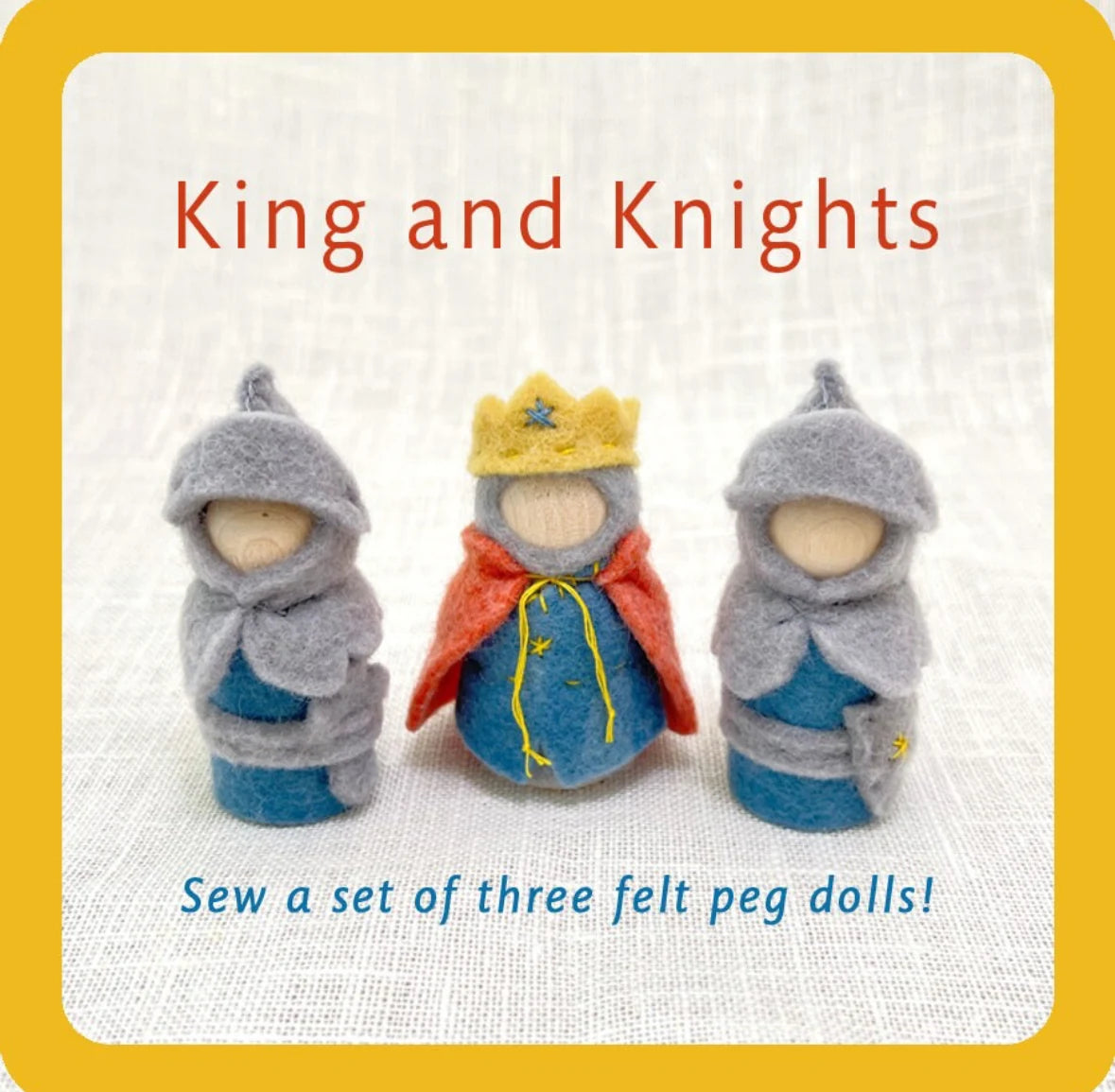 Peg Doll Craft Kit for King and Knights - Alder & Alouette