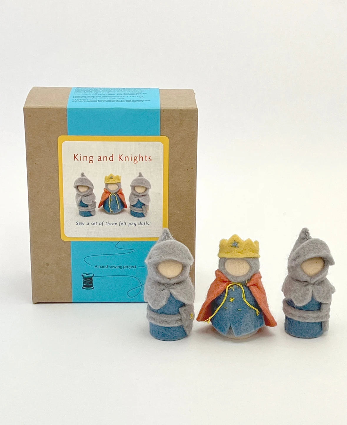Peg Doll Craft Kit for King and Knights - Alder & Alouette