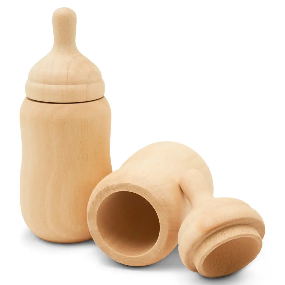 Doll Bottle - Wooden Baby Doll Bottle - Alder & Alouette