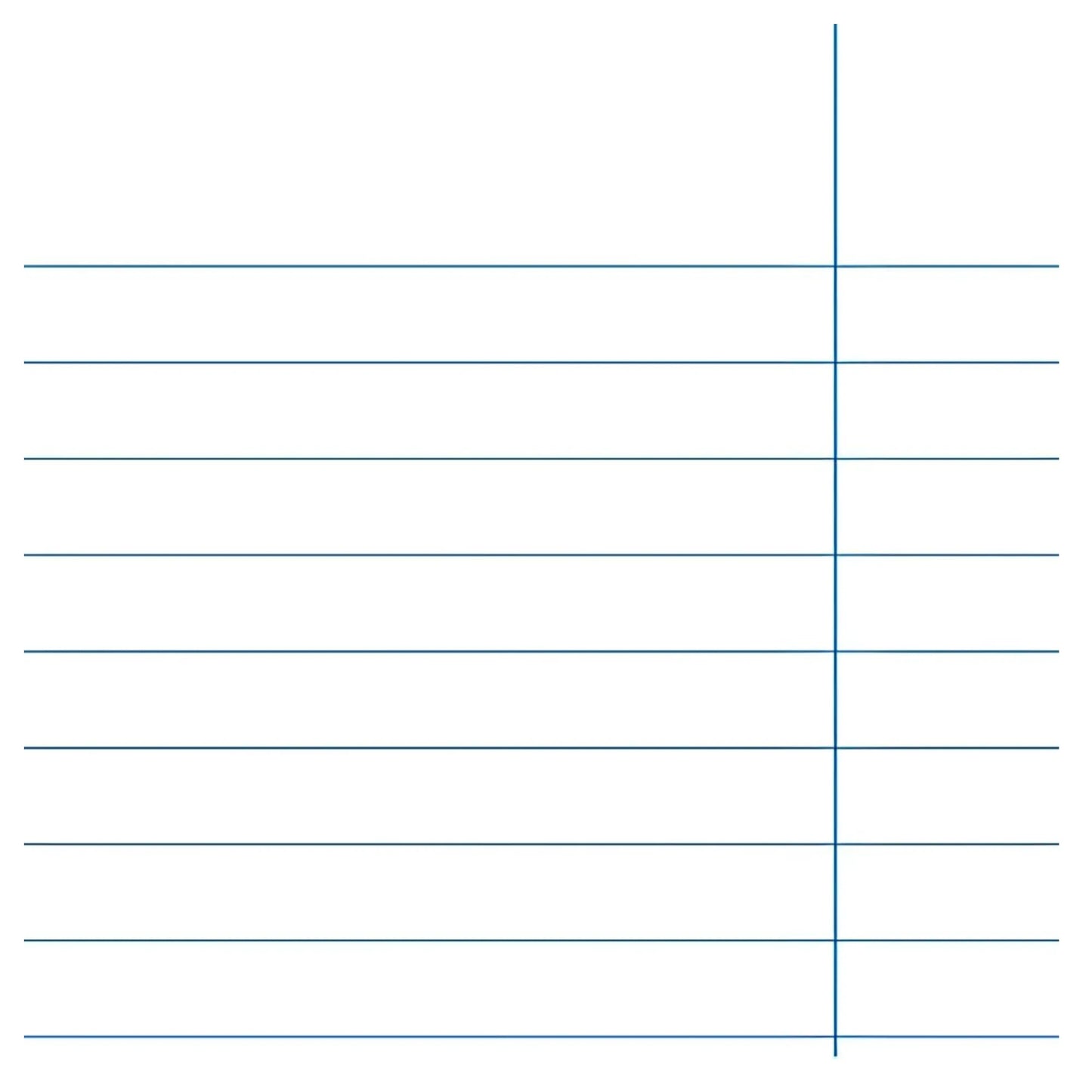 lined page of notebook paper from inside of the geography composition book
