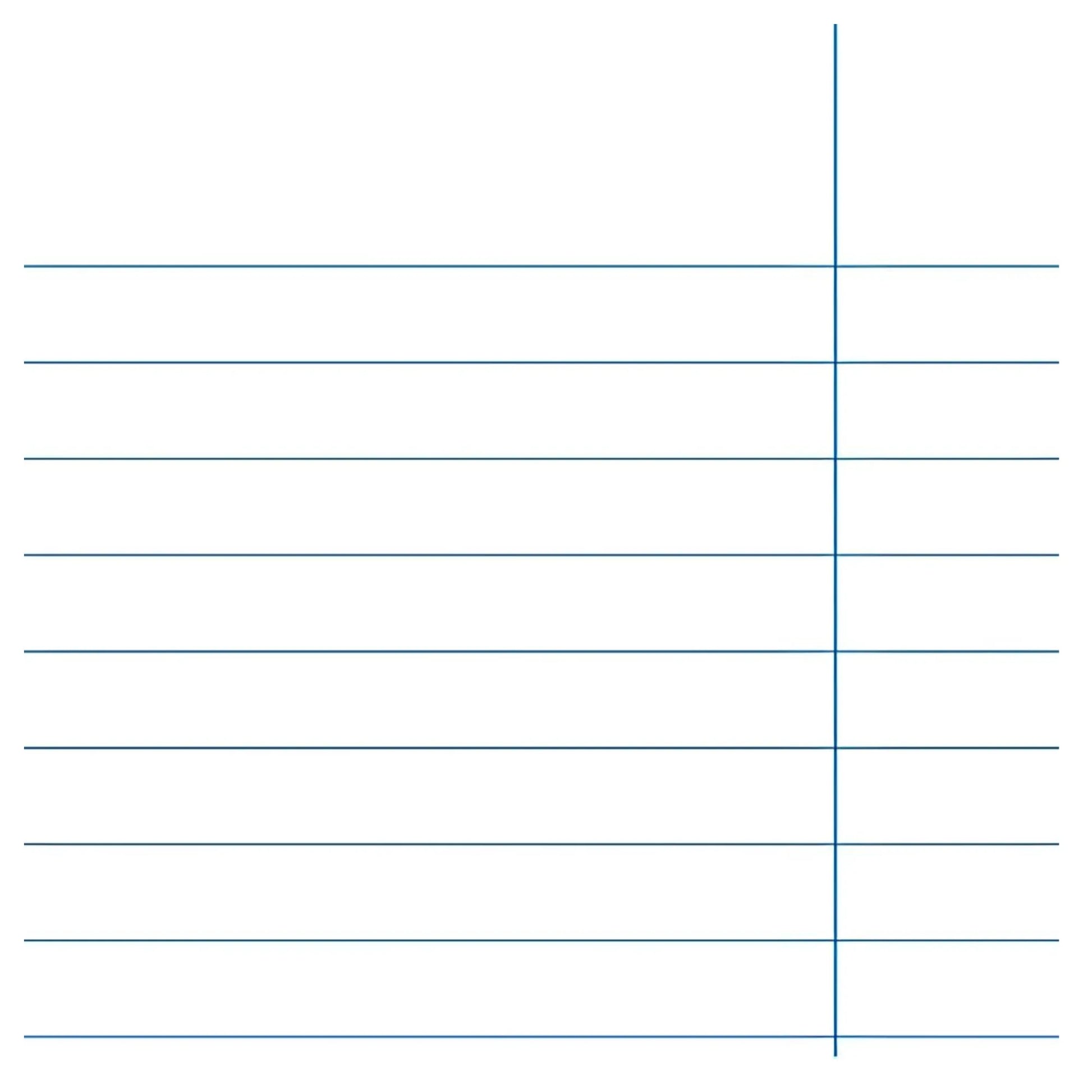 lined page of notebook paper from inside of the geography composition book