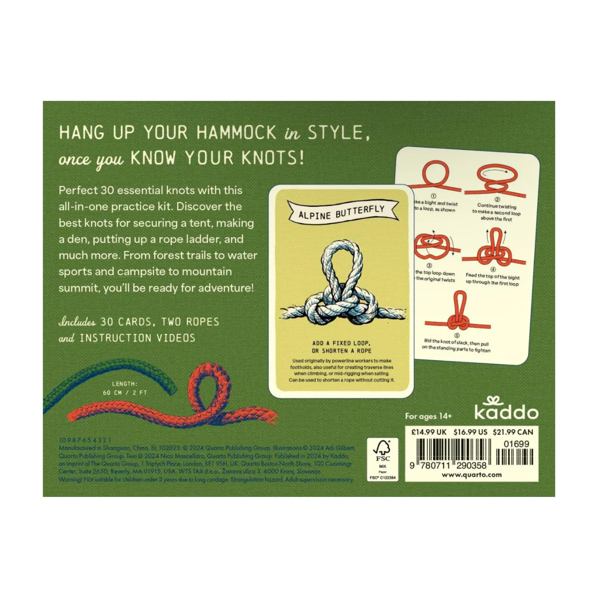 Know Your Knots - Knot Kit - Alder & Alouette