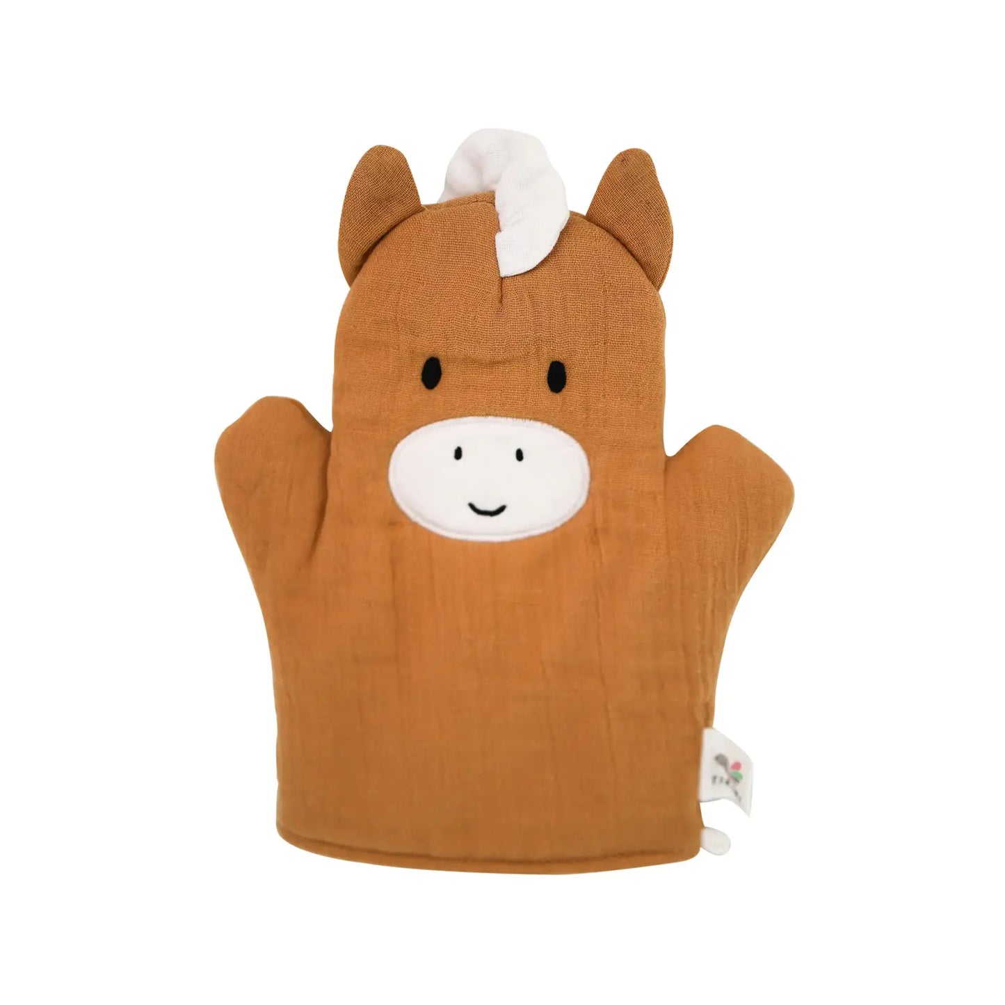 Baby Bath Mitt & Puppet – Tikiri Horse, Cow, Puppy